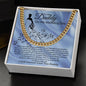 To My Daddy on My Wedding Day Cuban Link Chain