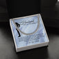 To My Husband On Our Wedding Day Cuban Chain Link