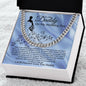 To My Daddy on My Wedding Day Cuban Link Chain