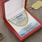 My Dear Grandson Cuban Link Chain Love Grandma