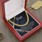 Dear Dad, Cuban Chain, Excellent As A Anniversary/Birthday/Christmas/Father’s Day/Valentines Day Gift Or Any Special Occasion.