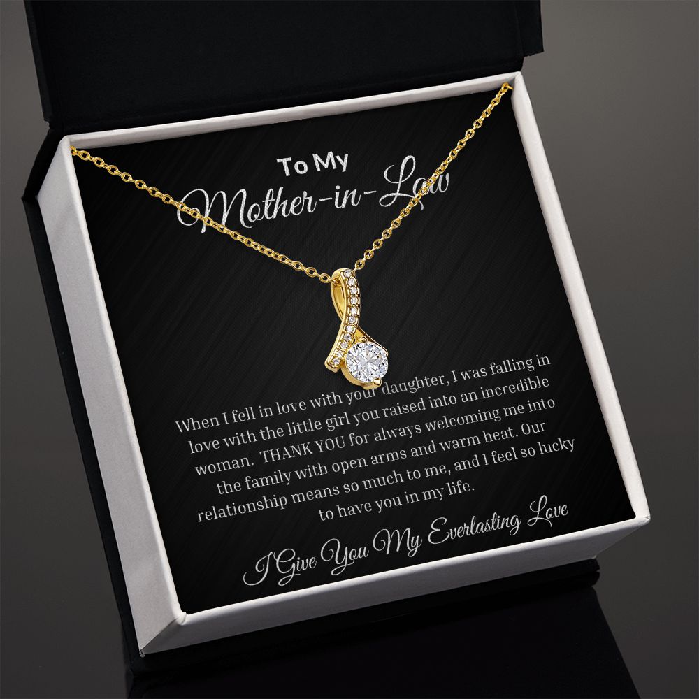 To My Mother-In-Law Alluring Beauty Necklace