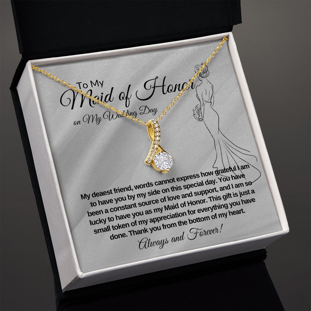 My Maid of Honor (Best Friend) Alluring Beauty Necklace