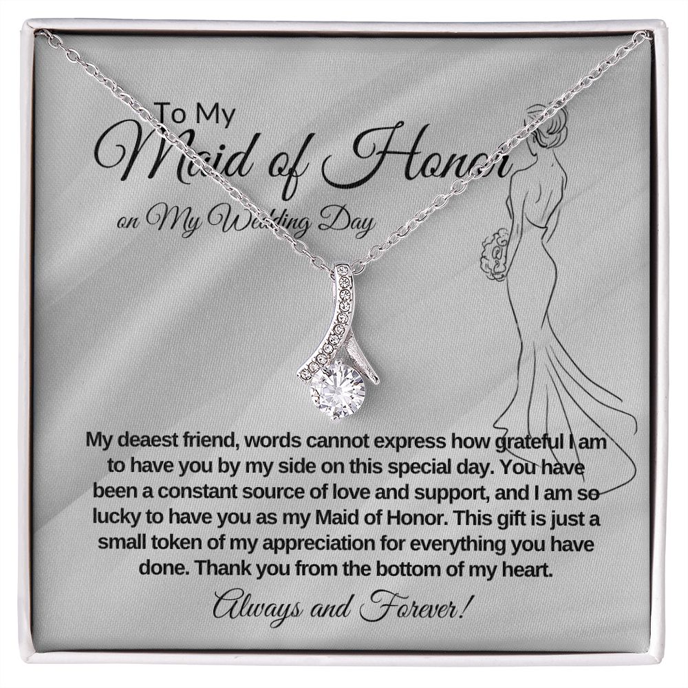 My Maid of Honor (Best Friend) Alluring Beauty Necklace