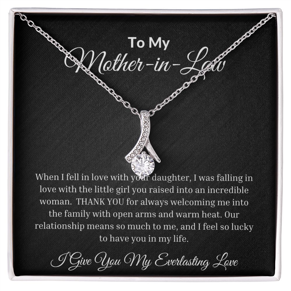 To My Mother-In-Law Alluring Beauty Necklace