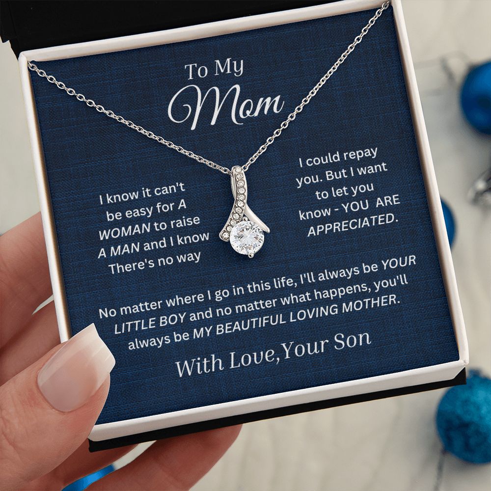 To My Mom Alluring Beauty Necklace