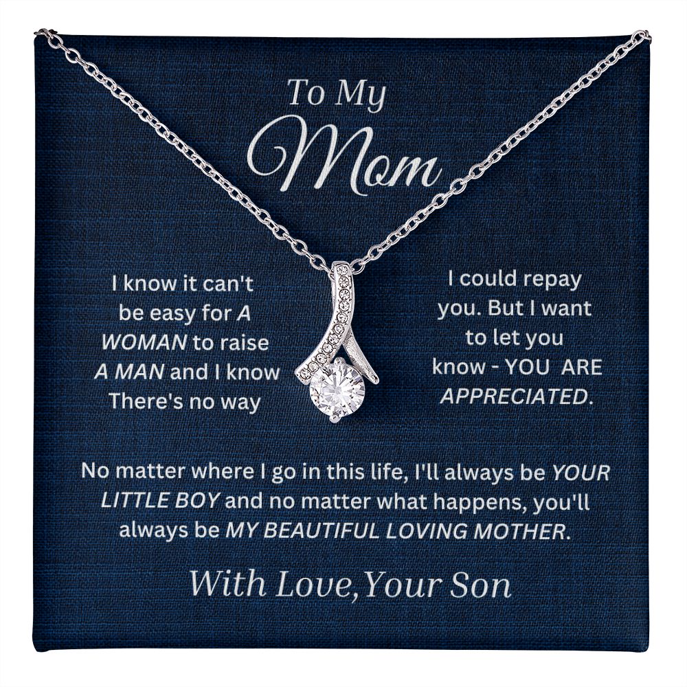 To My Mom Alluring Beauty Necklace