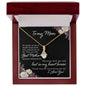 To My Mom Alluring Beauty Necklace