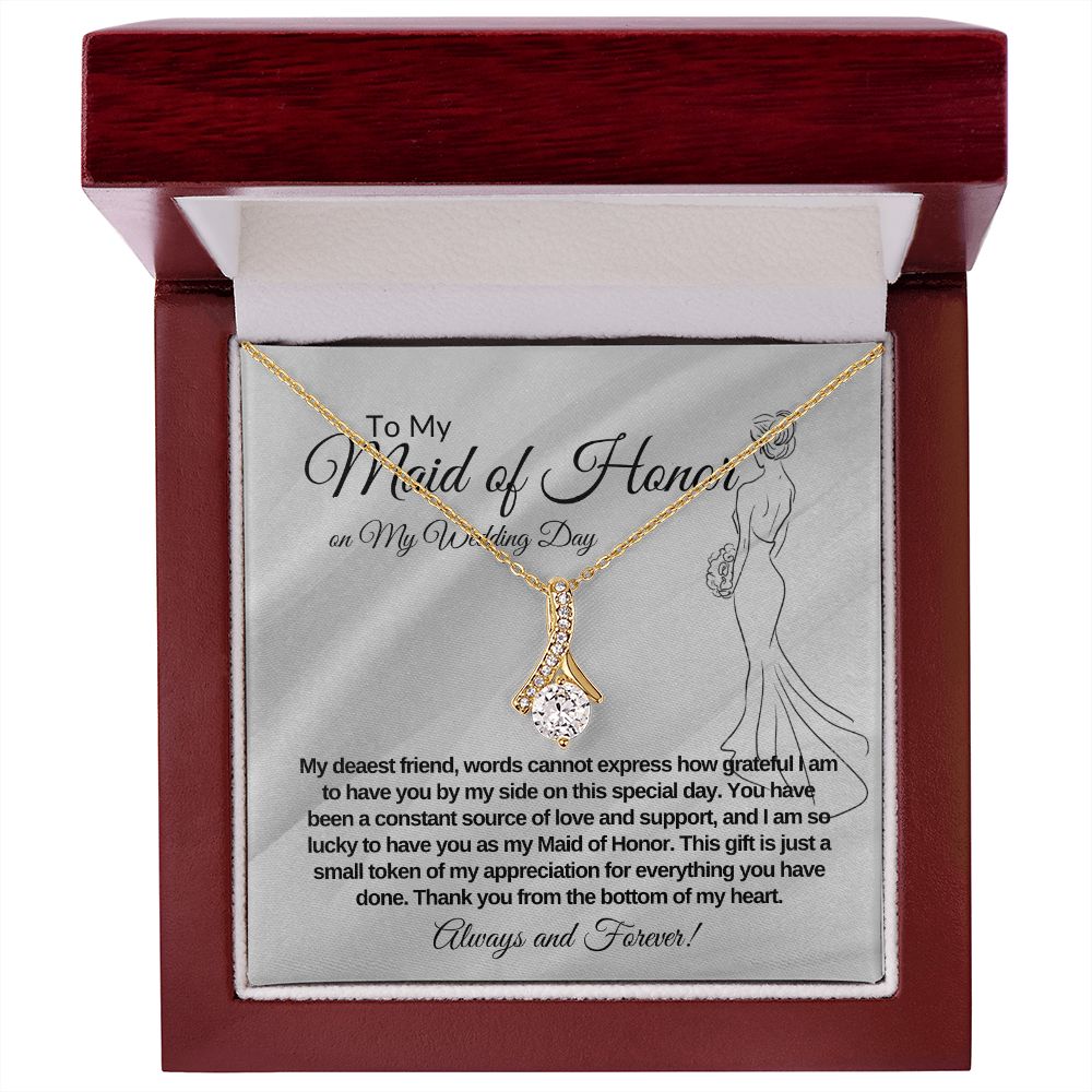 My Maid of Honor (Best Friend) Alluring Beauty Necklace