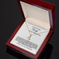 To My Loving Wife on Our Wedding Day Alluring Beauty Necklace.