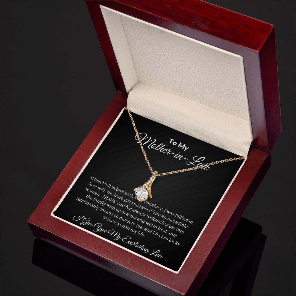 To My Mother-In-Law Alluring Beauty Necklace