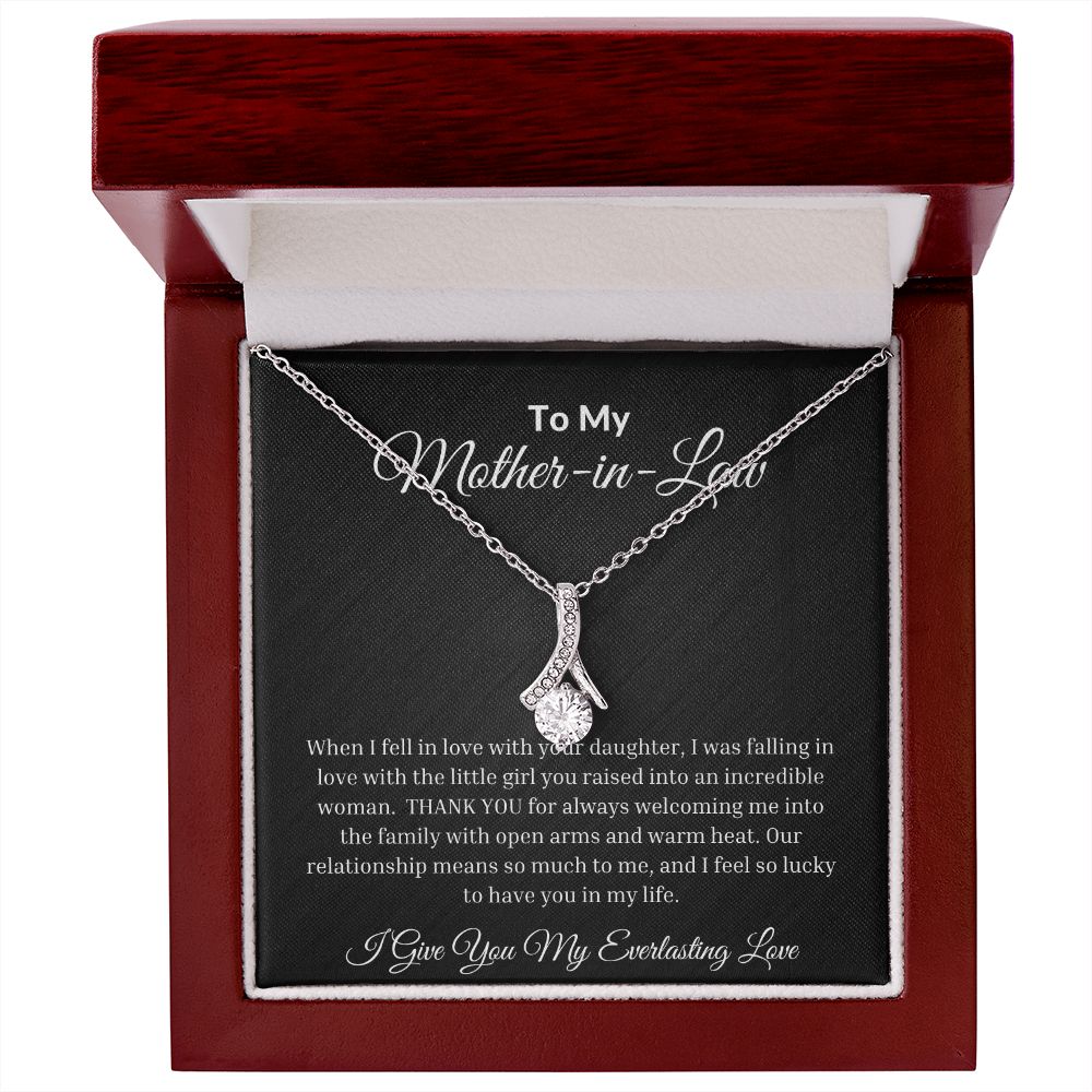 To My Mother-In-Law Alluring Beauty Necklace