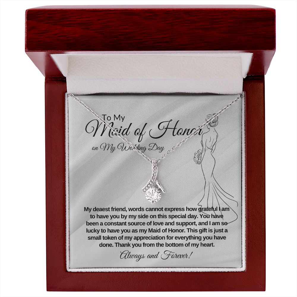 My Maid of Honor (Best Friend) Alluring Beauty Necklace