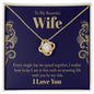 50% Off HURRY! Beautiful Wife Love Knot Necklace