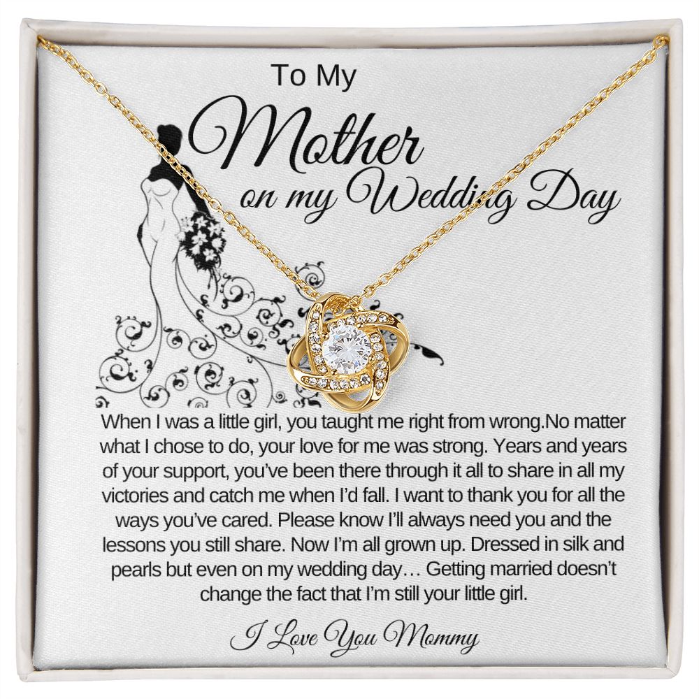 Wedding Day Love Knot Necklace