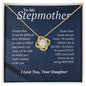 50% Off! HURRY! (Almost Sold Out) Stepmother Love Knot -Necklace From-Daughter