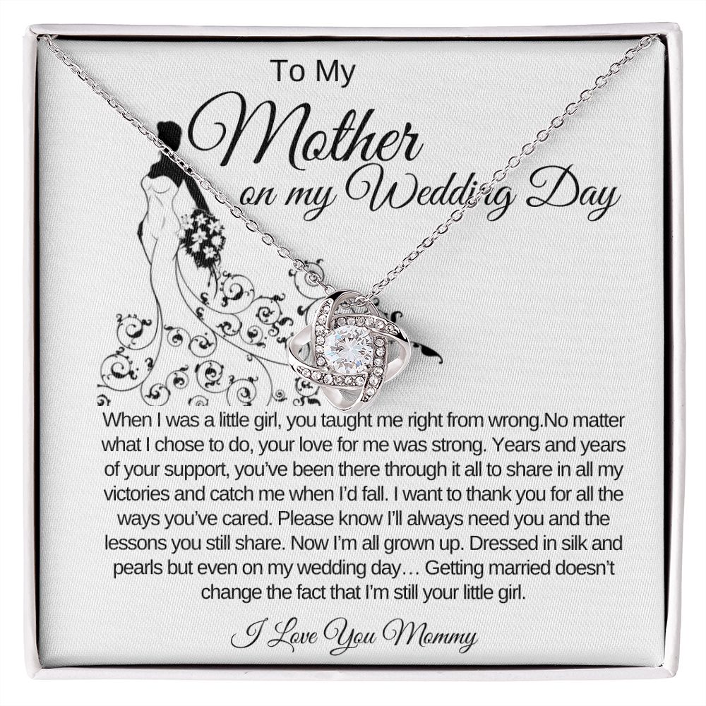 Wedding Day Love Knot Necklace