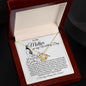 My Mother on my Wedding Day Love Knot Necklace.