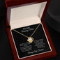 To My Amazing Mom Love Knot Necklace