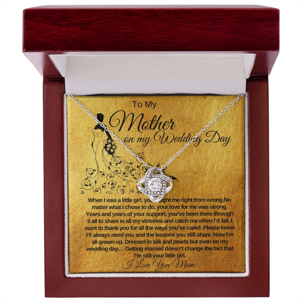 Wedding Day Love Knot Necklace