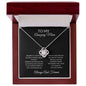 To My Amazing Mom Love Knot Necklace