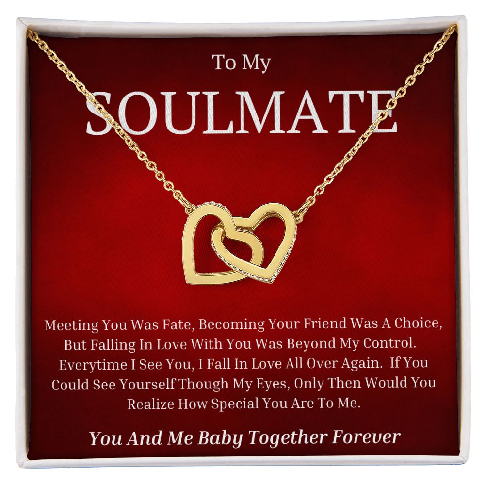 My Soulmate Interlocking Hearts Necklace