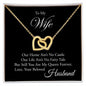 queen - Interlocking Hearts necklace