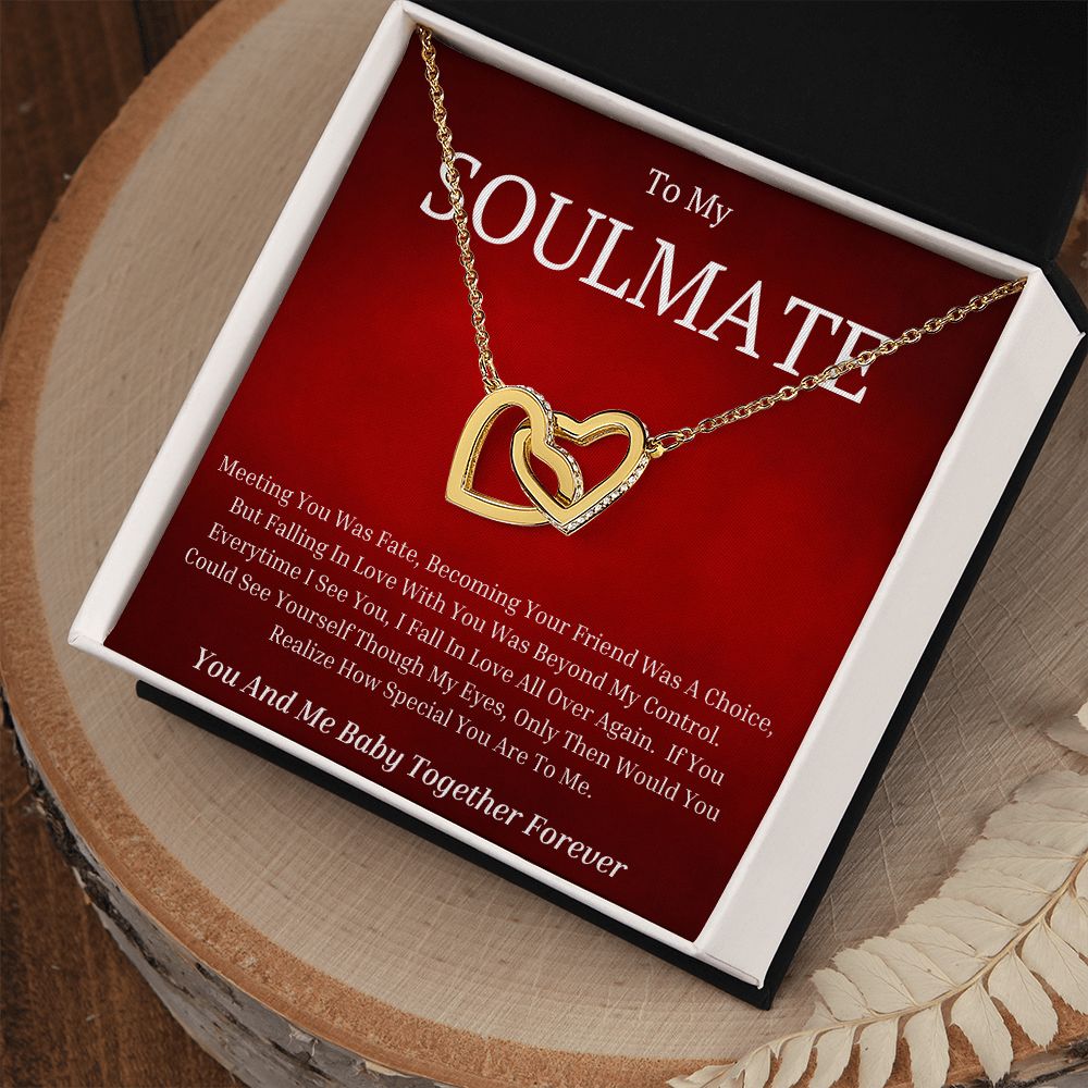 My Soulmate Interlocking Hearts Necklace