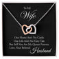 queen - Interlocking Hearts necklace