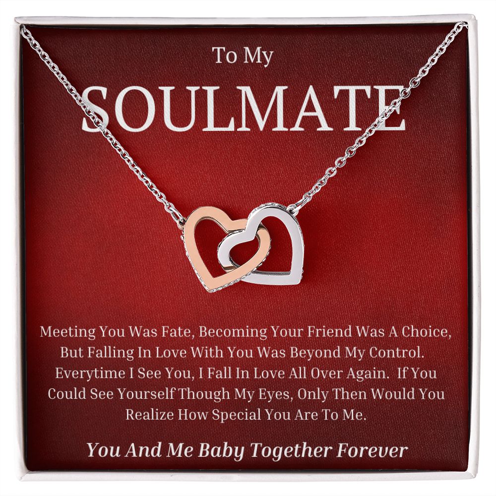 My Soulmate Interlocking Hearts Necklace