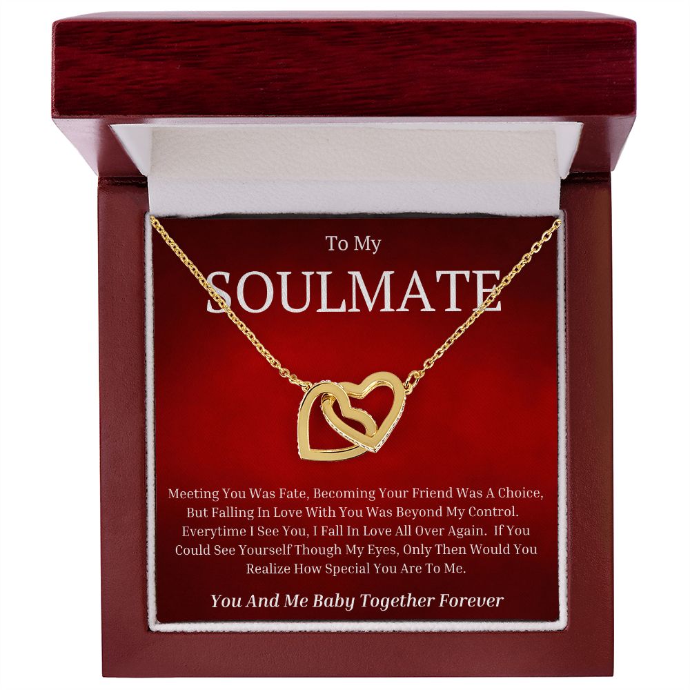 My Soulmate Interlocking Hearts Necklace