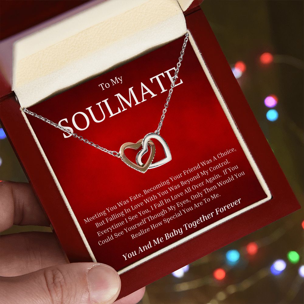 My Soulmate Interlocking Hearts Necklace