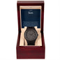 To Our Son Wooden Watch