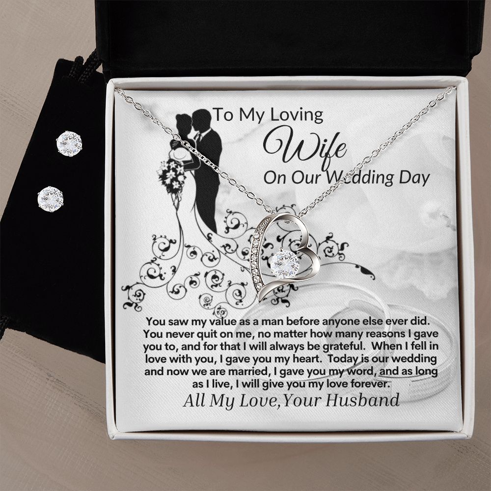 My Forever Love to My Wife on Our Wedding Day