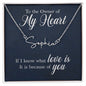 To The Owner Of My Heart Personalized Name Necklace
