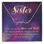 To My Sister Personalized Name Necklace