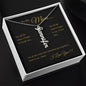 To My Mom Personalized Vertical Name Necklace