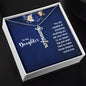 To My Daughter Personalized Vertical Name Necklace