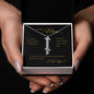 To My Mom Personalized Vertical Name Necklace