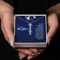 To My Daughter Personalized Vertical Name Necklace