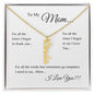 To My Mom Vertical Name Necklace