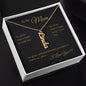 To My Mom Personalized Vertical Name Necklace
