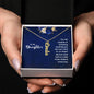 To My Daughter Personalized Vertical Name Necklace