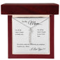 To My Mom Vertical Name Necklace