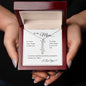 To My Mom Vertical Name Necklace