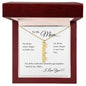 To My Mom Vertical Name Necklace