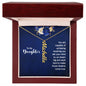 To My Daughter Personalized Vertical Name Necklace