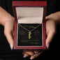 To My Mom Personalized Vertical Name Necklace