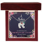 A mother is Someone You...Engraved Custom Baby Feet Necklace with Birthstone.