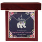 A mother is Someone You...Engraved Custom Baby Feet Necklace with Birthstone.